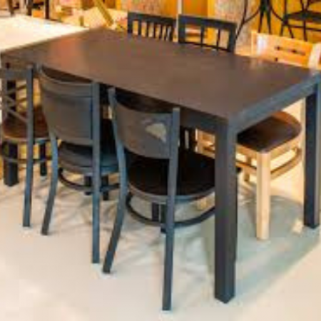 Ottis Table Set in Black Finish