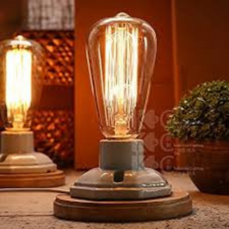 Vintage Edison Table Lamp