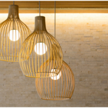 Woven Cage Pendant Light